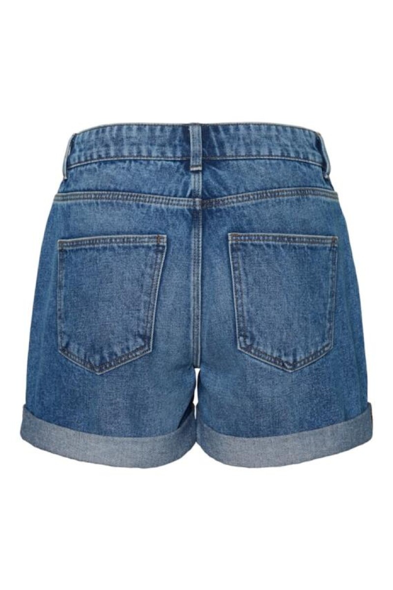 Short Miley Mom Fit Medium Blue Denim