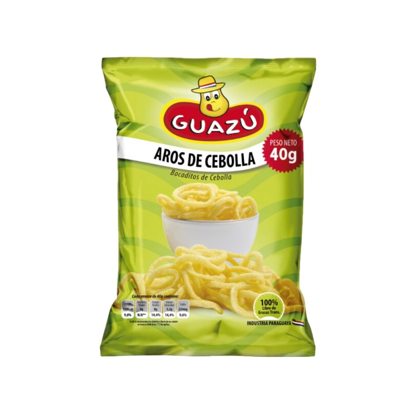 Guazú Aros De Cebolla 40g Guazú Aros De Cebolla 40g