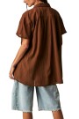 FLOAT AWAY SHIRT Marron