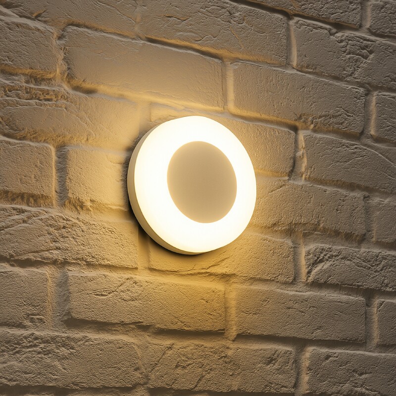 LUMINARIA DE PARED EYE 10W IP65 - NEGRA Luminaria De Pared Eye 10W IP65 Blanca