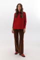 POLERA ALBA ROJO