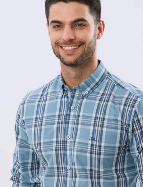 CAMISA CUADROS Piedra