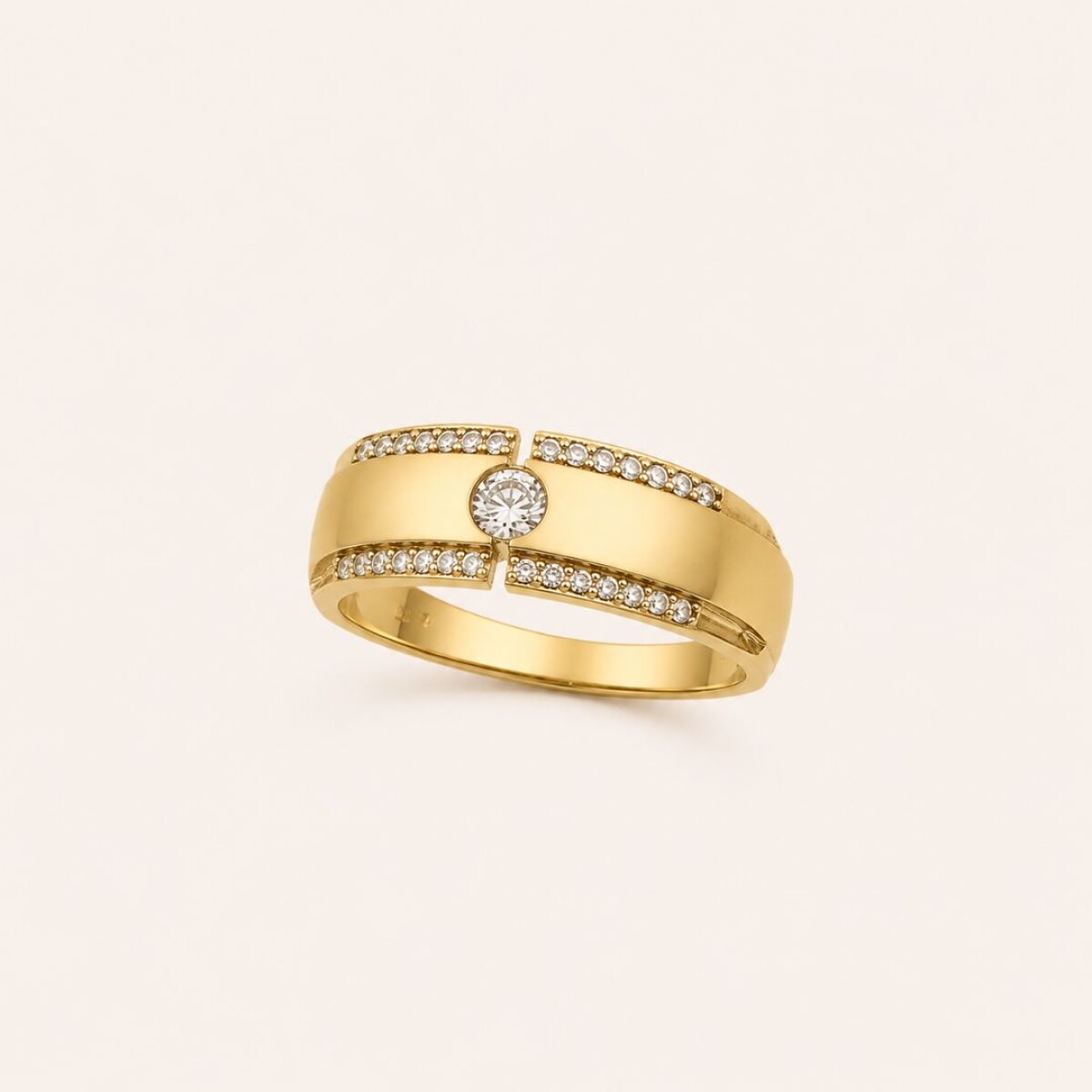 Anillo Mundano - Oro 10k 