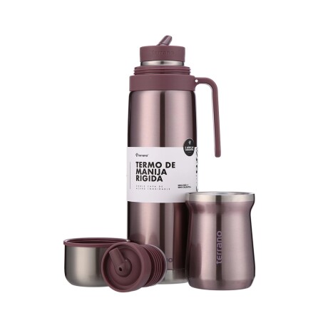 Kit Terrano Termo + Mate LILA-METALIZADO