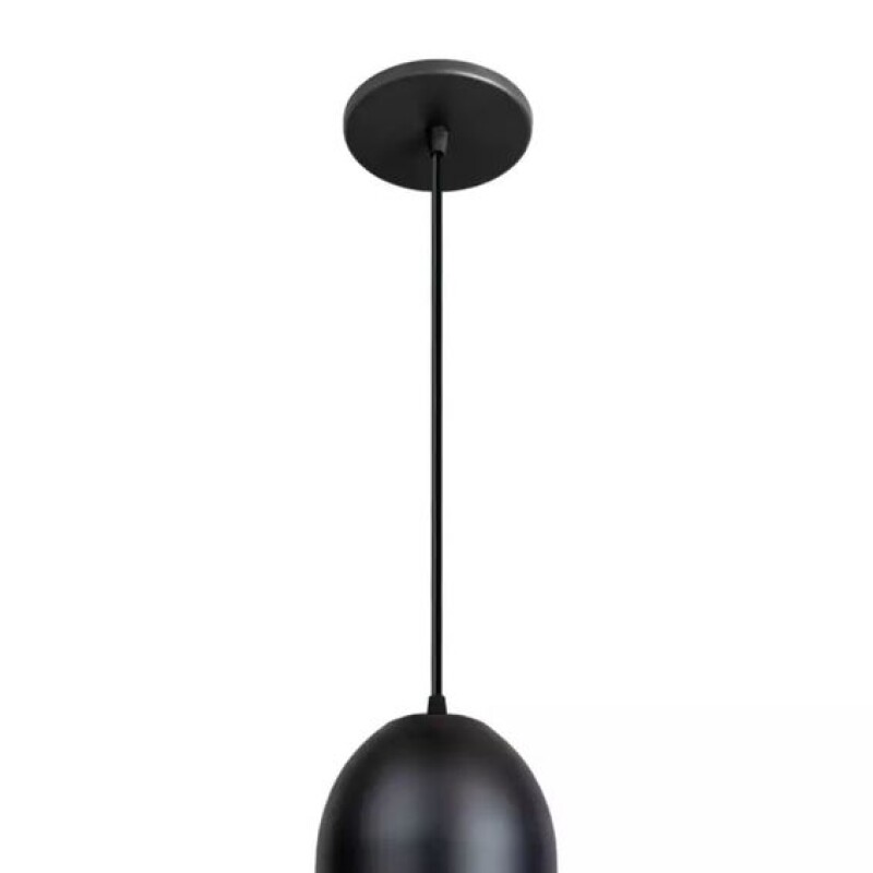 COLGANTE MADÁ E27 NEGRO Y DORADO 10CM. COLGANTE MADÁ E27 NEGRO Y DORADO 10CM.