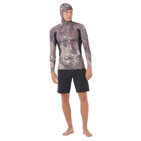 Lycra Rip Curl Search Upf Perf Hood Multicolor