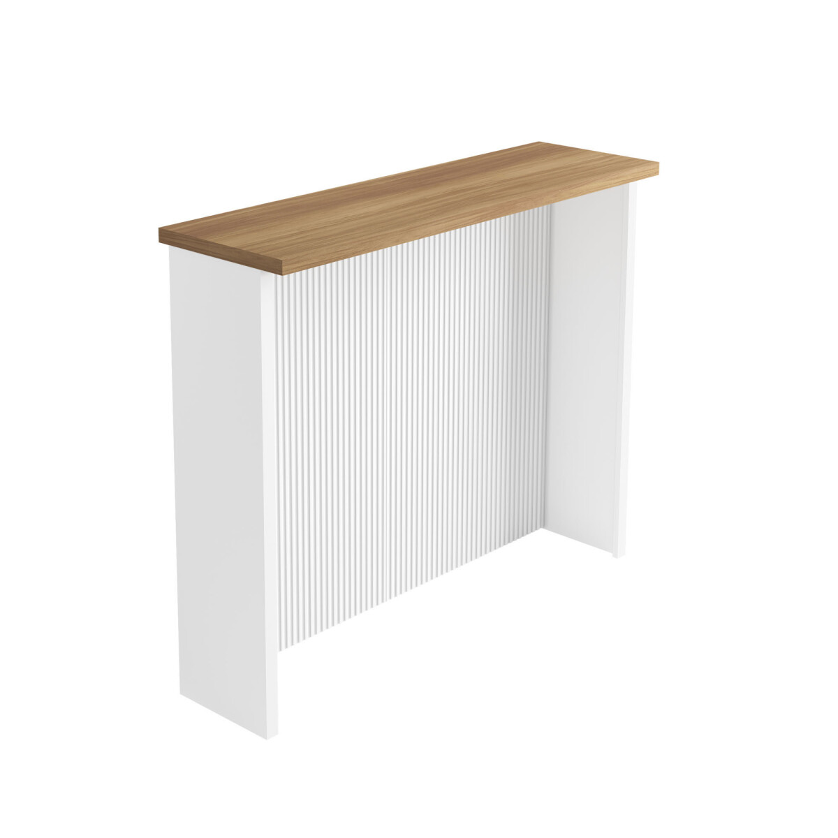 BARRA/ISLA - 120 CM MDF BLANCO SUECIA 