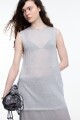 MUSCULOSA LUREX Plata