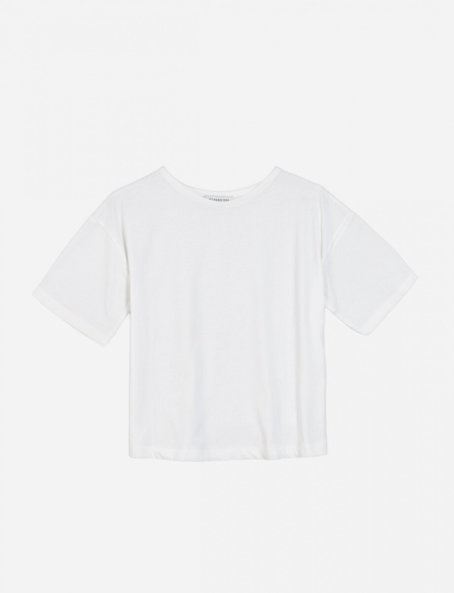 Remera tejida - Blanco 