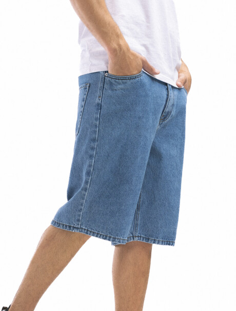 Bermuda Jean Oversized Celeste