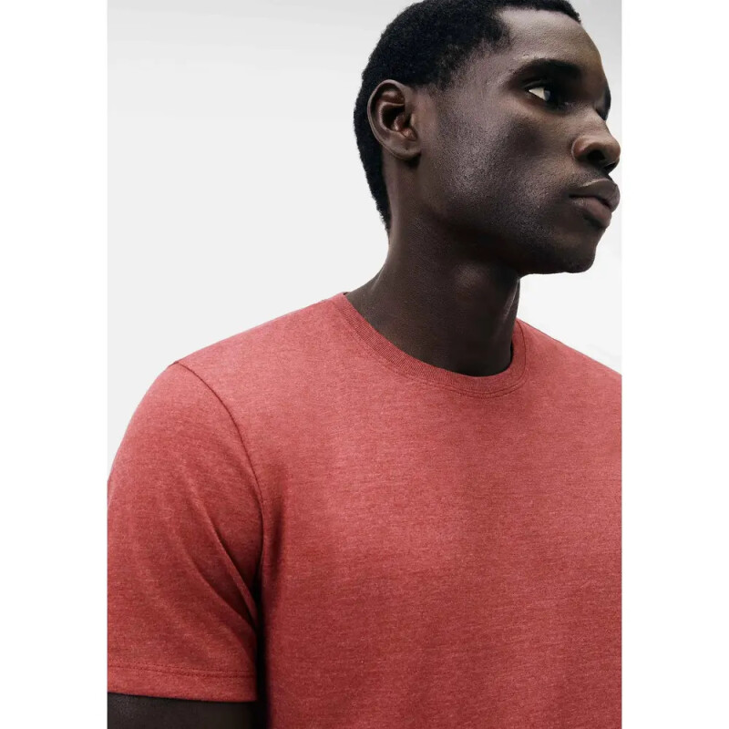 CAMISETA MM MASC VERMELHO MESCLA