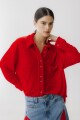 Camisa Bimba Velvet PRE VENTA Rojo