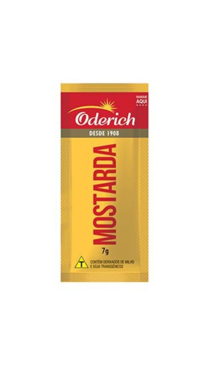 MOSTAZA ODERICH SACHET. 7GRS CAJON 140 SOBRECITOS 