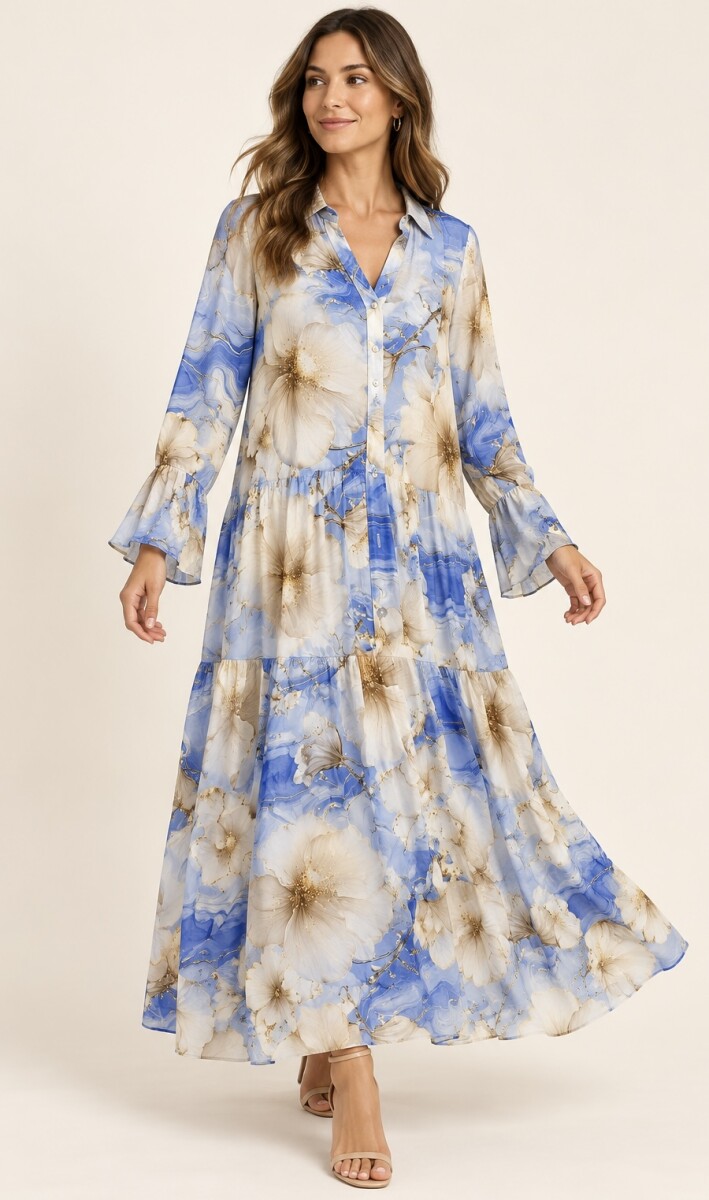 VESTIDO NITTA - Celeste 