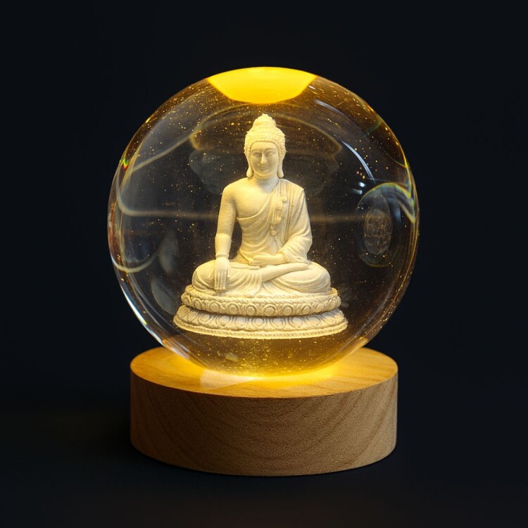 ESFERA VELADORA LAMPARA LED BUDA ESFERA VELADORA LAMPARA LED BUDA
