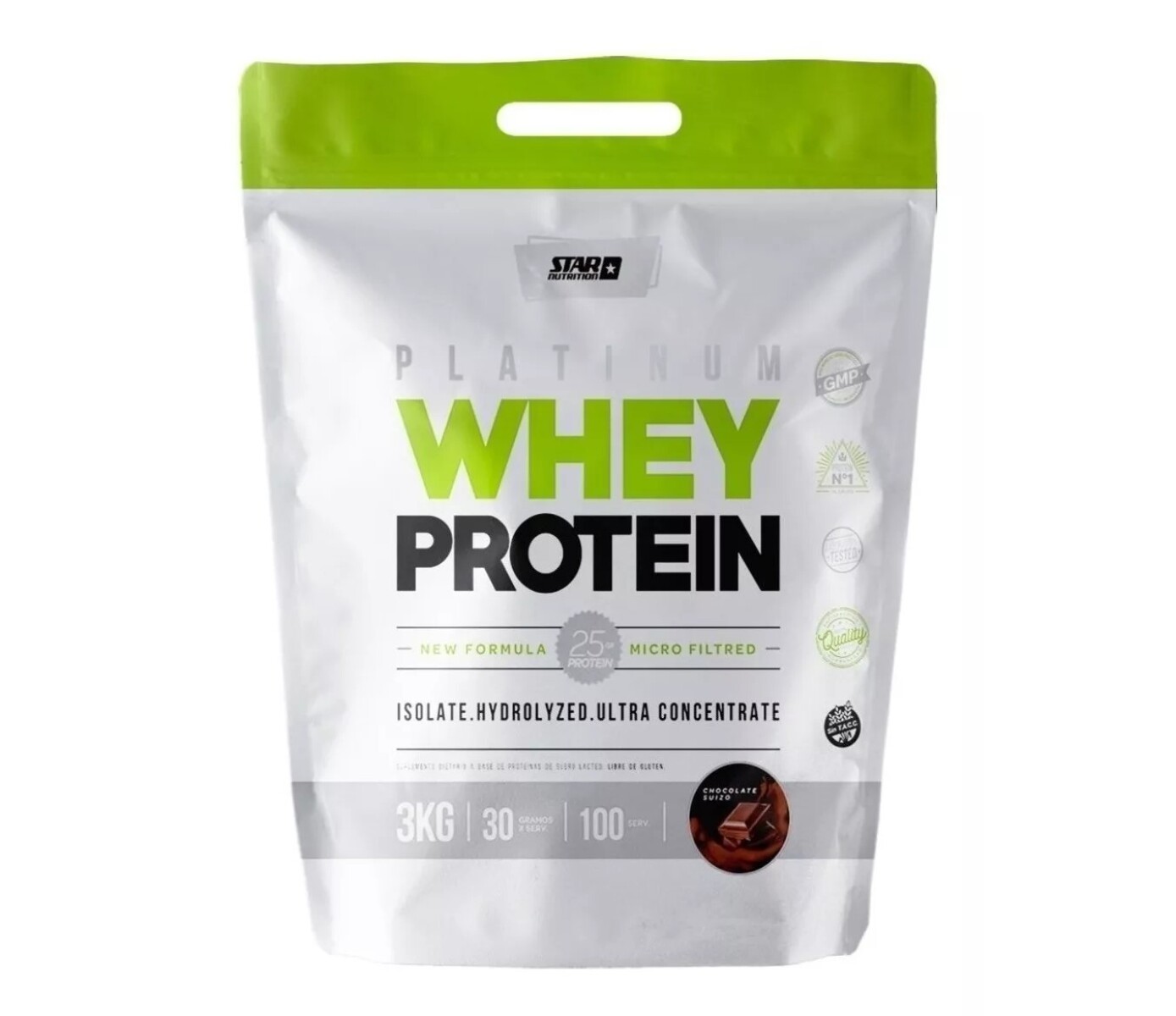 Whey Protein Premium 3kg Star Nutrition - Chocolate 