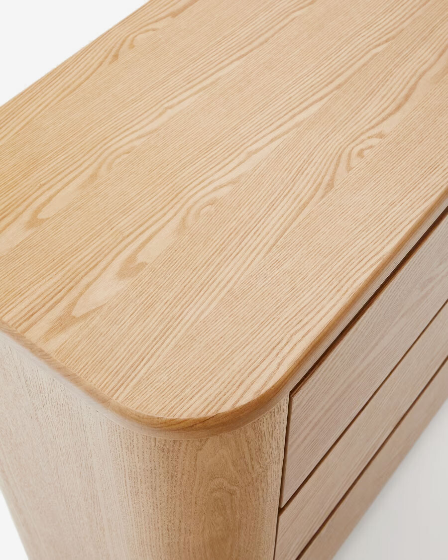 Cómoda Salaya de madera contrachapada de fresno FSC Mix Credit 120 x 80 cm Cómoda Salaya de madera contrachapada de fresno FSC Mix Credit 120 x 80 cm