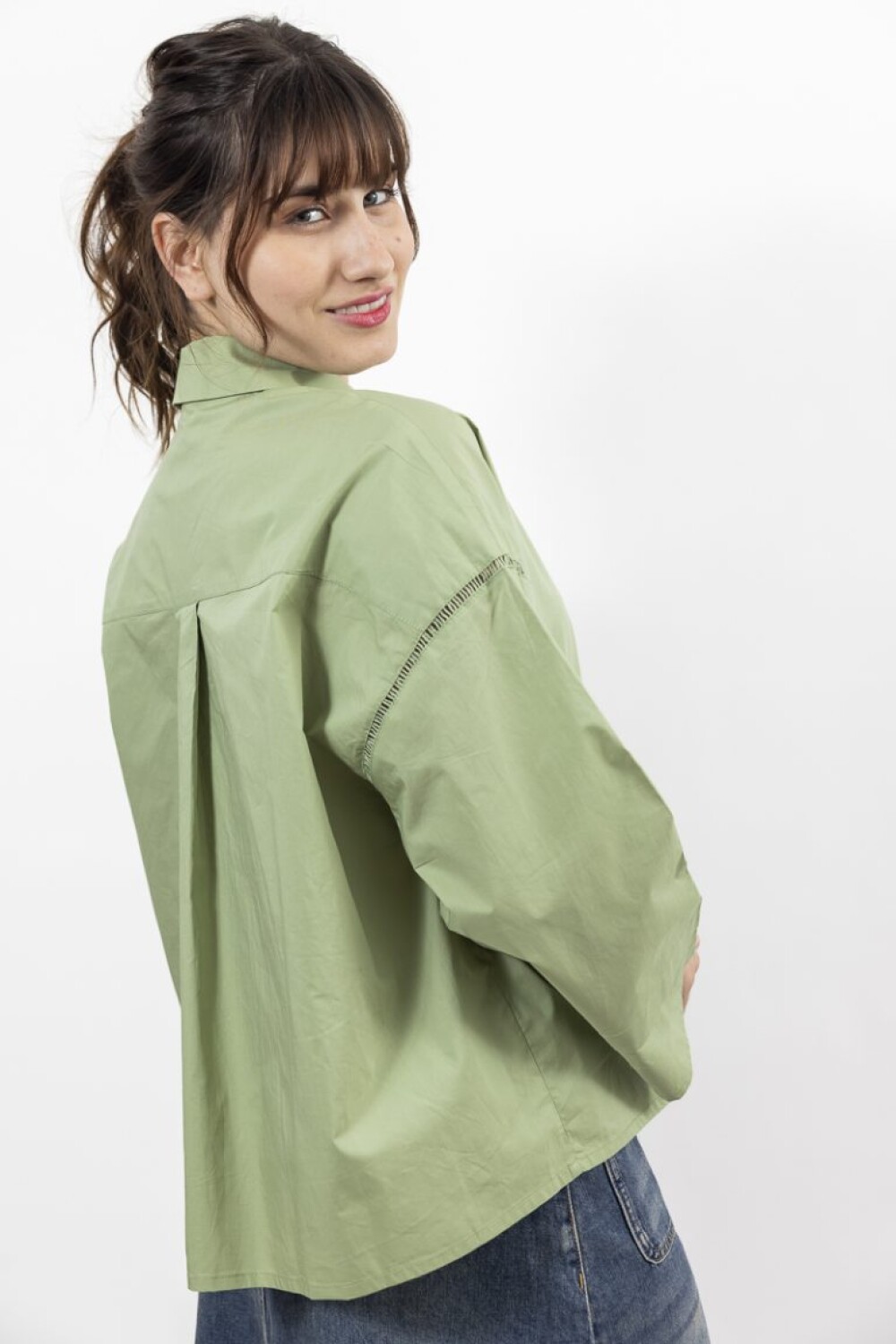 Camisa Algodón Sabia BLANCO