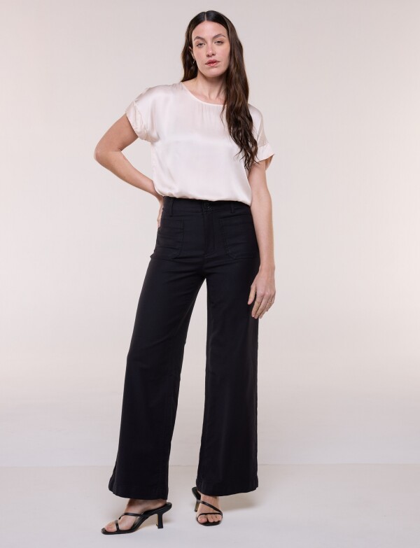 Jean Wide Leg NEGRO