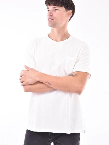 REMERA DIAGONAL OFF WHITE