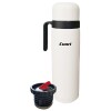 Termo Cuori Tero 1 L De Acero Inoxidable Doble Pared Con Aislación Térmica Blanco