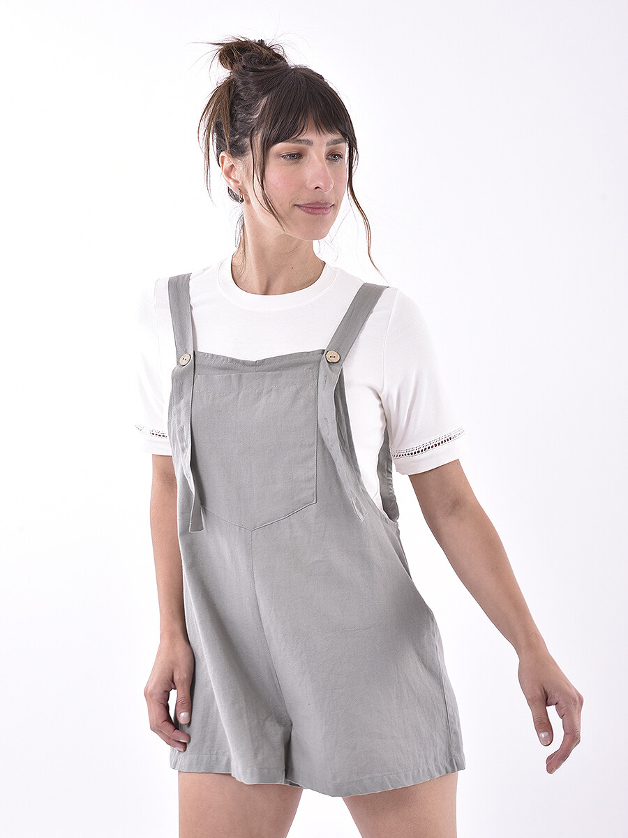 MONOPRENDA PLAIA - VERDE GRISACEO 