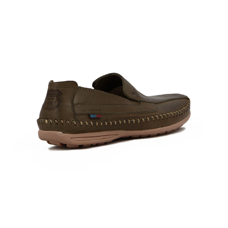 Starsax Rutero Hombre Capellada Con Costura Oliva