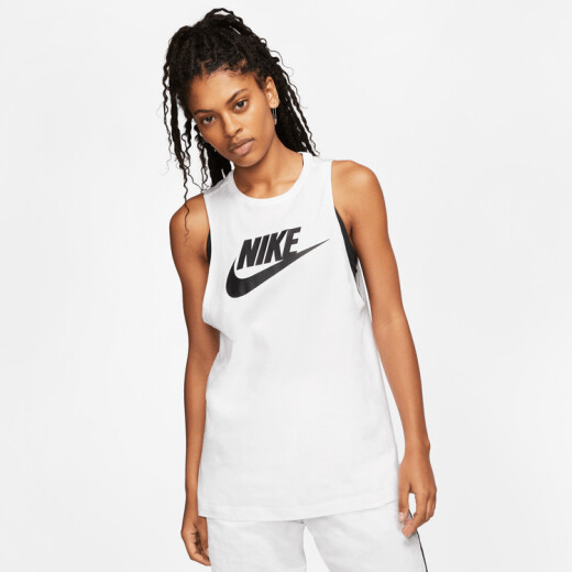 Musculosa Nike Moda Dama Tank Mscl Futura New White S/C