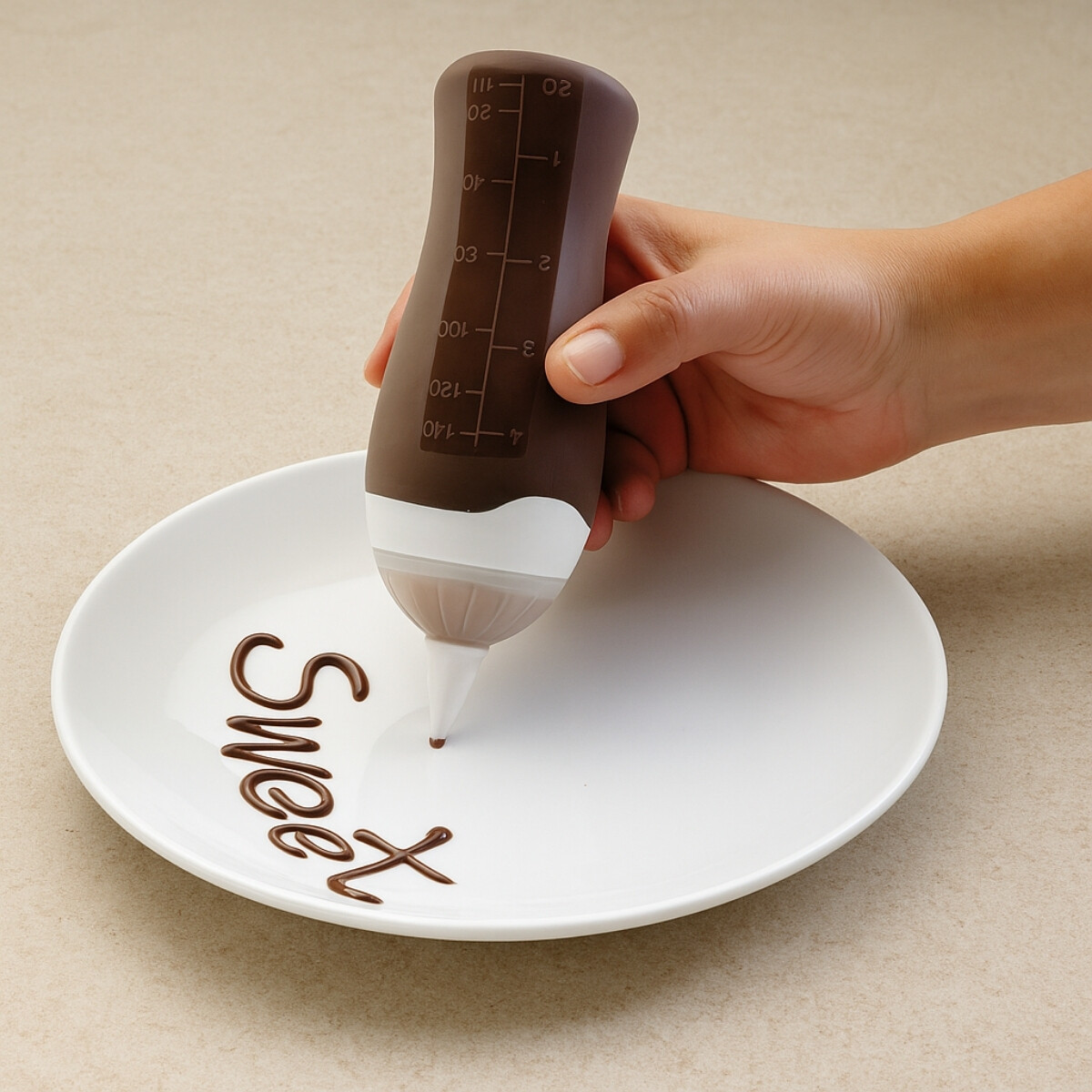 Biberón plastico decoracion con 6 punteros 