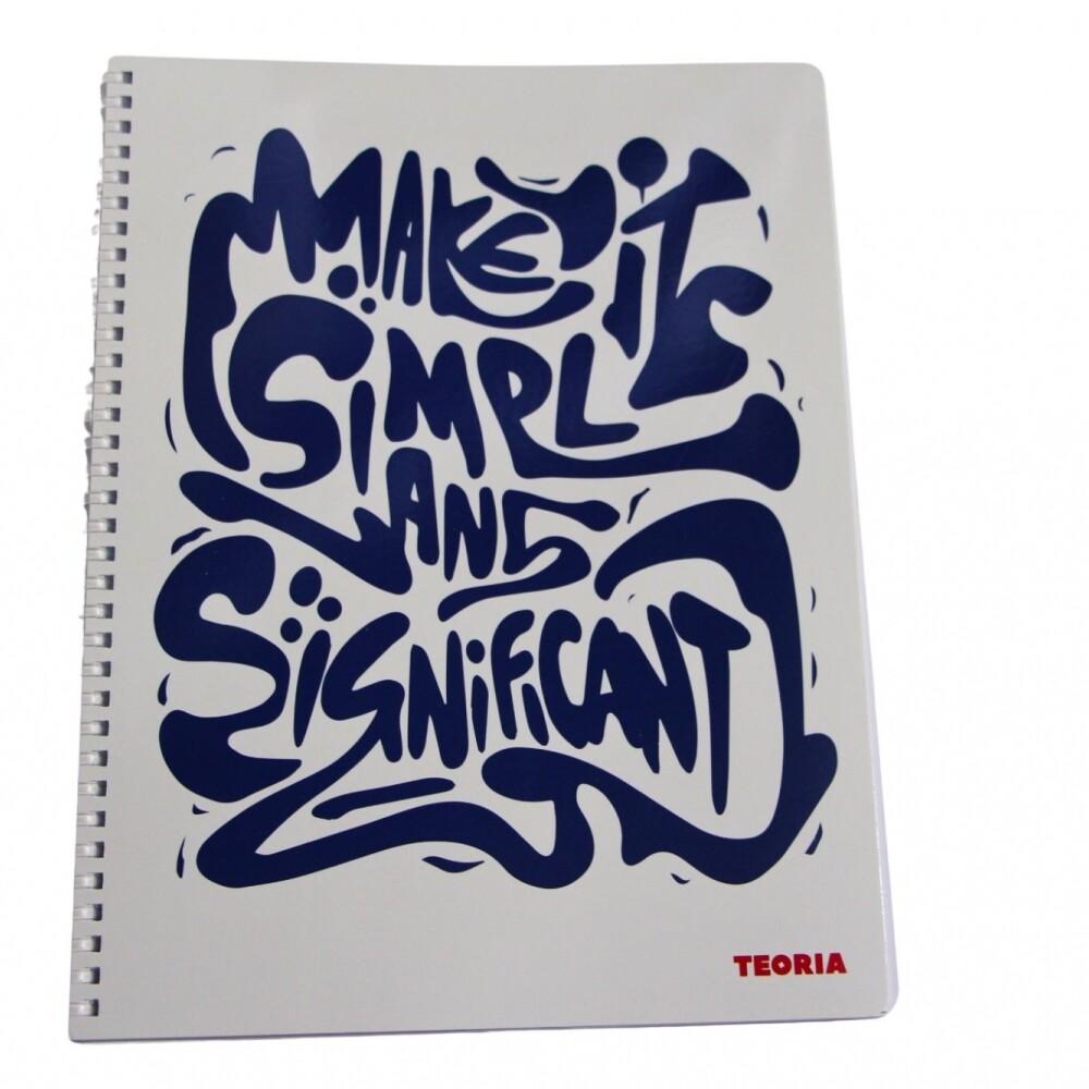 CUADERNOLA TEORIA SOFT 100 HOJAS MAKE IT SIMPLE AND SIGNIFICANT