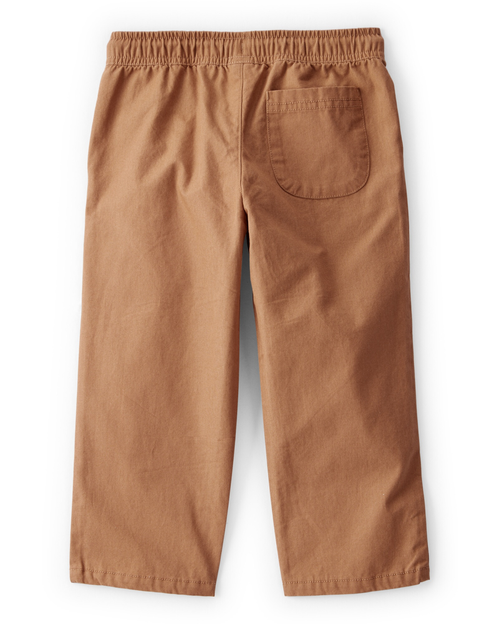 Pantalón deportivo de algodón, marrón Sin color