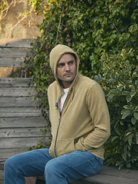 FLEECE CANOPU MOSTAZA