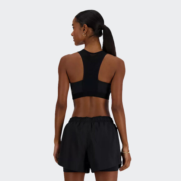Top New Balance Medium Support Pocket Negro