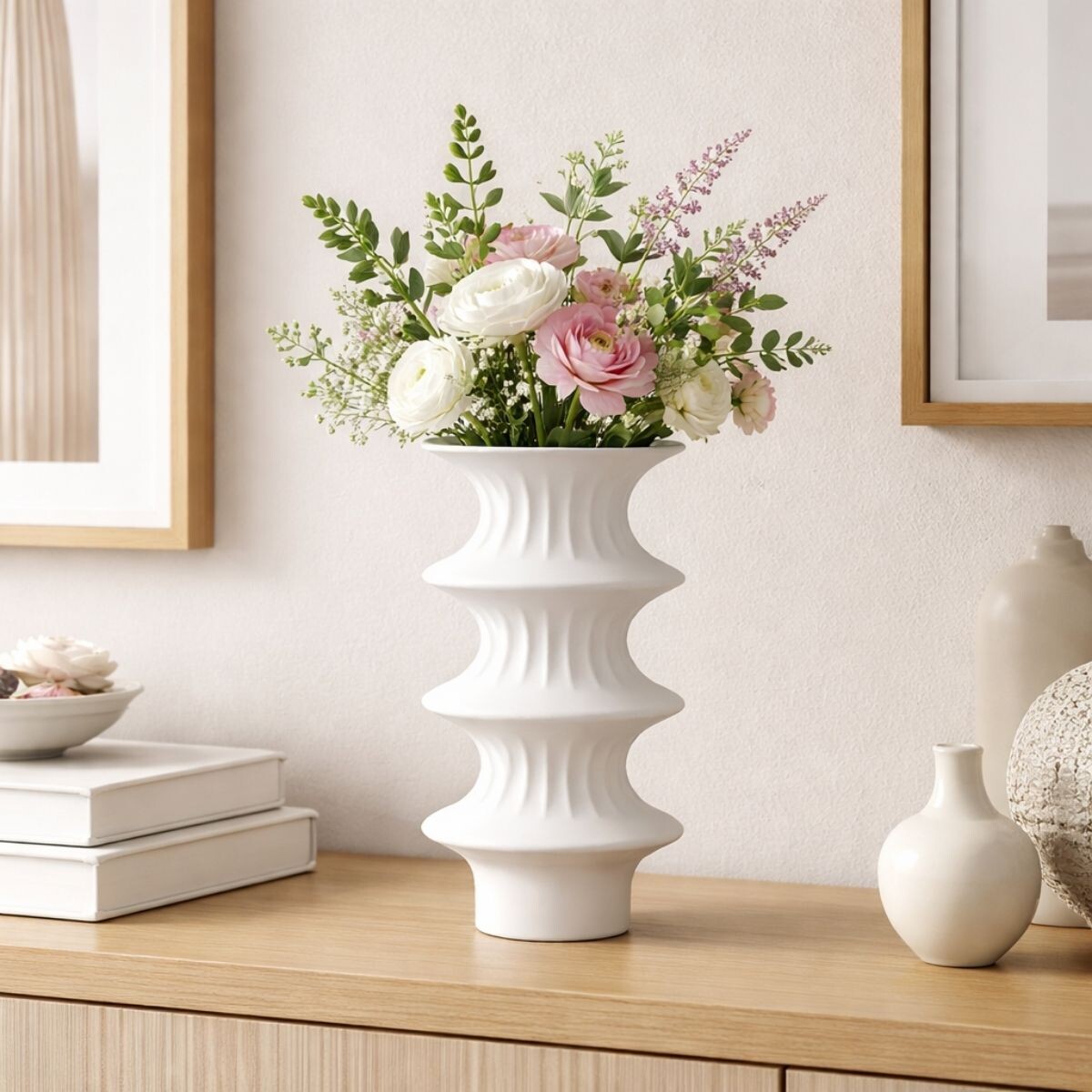 FLORERO MAGNOLIA Blanco Small 