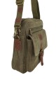 Morral cruzado en Lona Vintage Verde