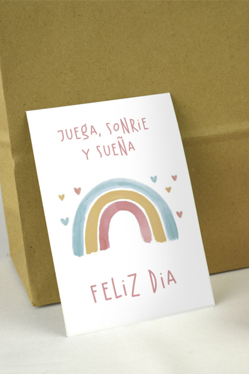 Tarjeta día del niño 10x15. - DISEÑO 8 