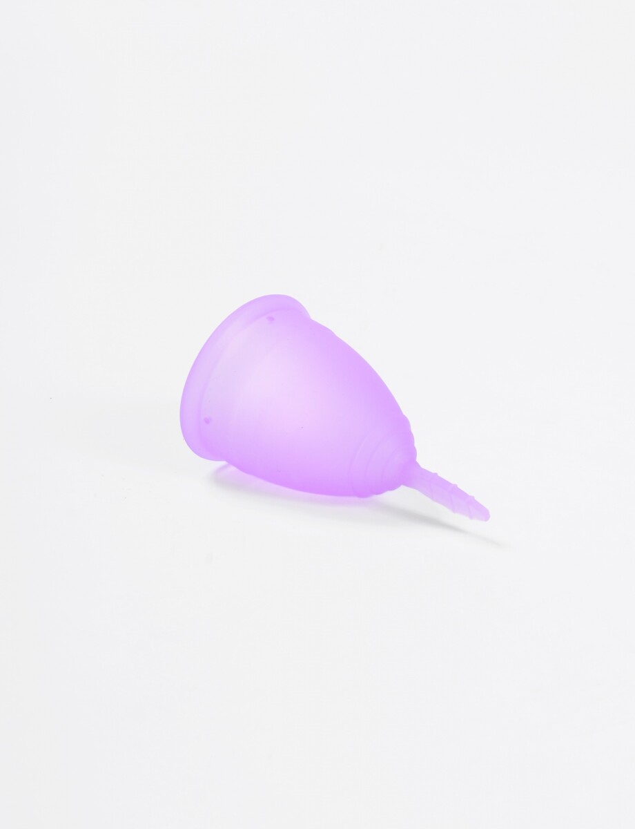 Copa menstrual de silicona - violeta 