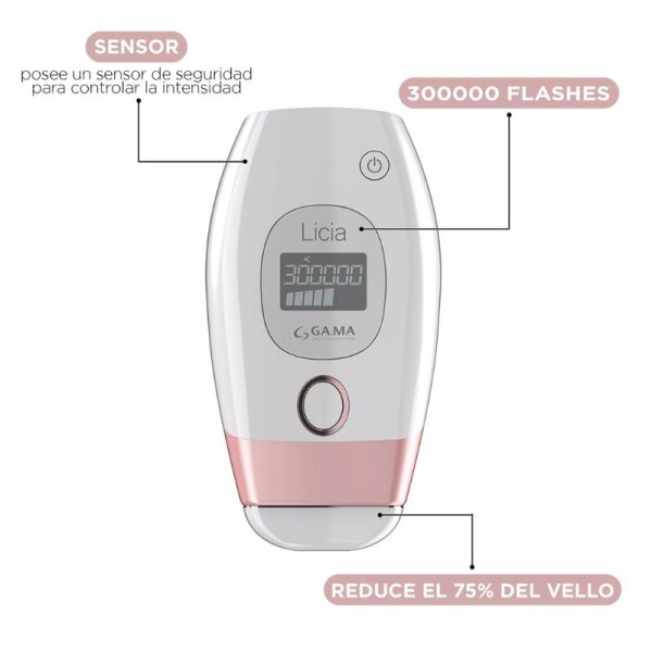 DEPILADORA IPL LICIA PINK LUZ PULSADA - GA.MA DEPILADORA IPL LICIA PINK LUZ PULSADA - GA.MA