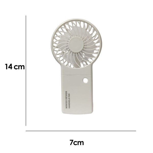 Ventilador de mano blanco