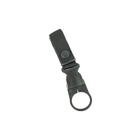Porta botella para cinto o sistema molles Negro