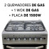 Cocina Punktal Pk-1980 Dtk COCINA PUNKTAL DOBLE HORNO PK-1980 DTK