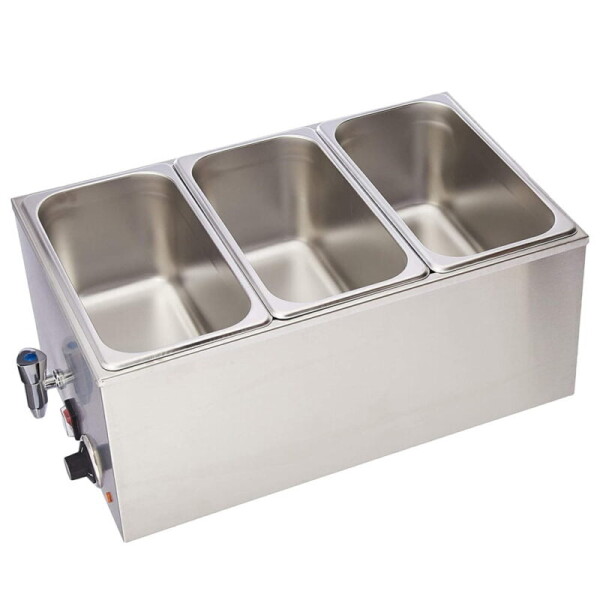 Baño maria electrico 3 cuba acero inox Baño maria electrico 3 cuba acero inox