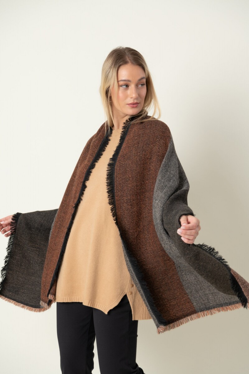 PASHMINA CUARZO AHUMADO - Marrón 
