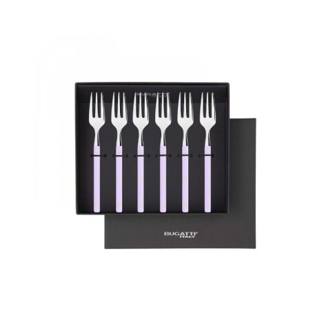 BUGATTI ALLEGRA 6PZ TENEDOR POSTRE GIFT BOX LILA BUGATTI ALLEGRA 6PZ TENEDOR POSTRE GIFT BOX LILA