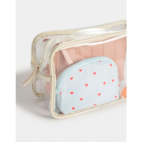 Set De Portacosméticos Azul Celeste