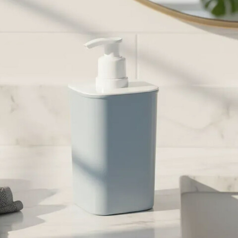 Dispensador Plástico de Jabón Liquido Varios Colores CELESTE