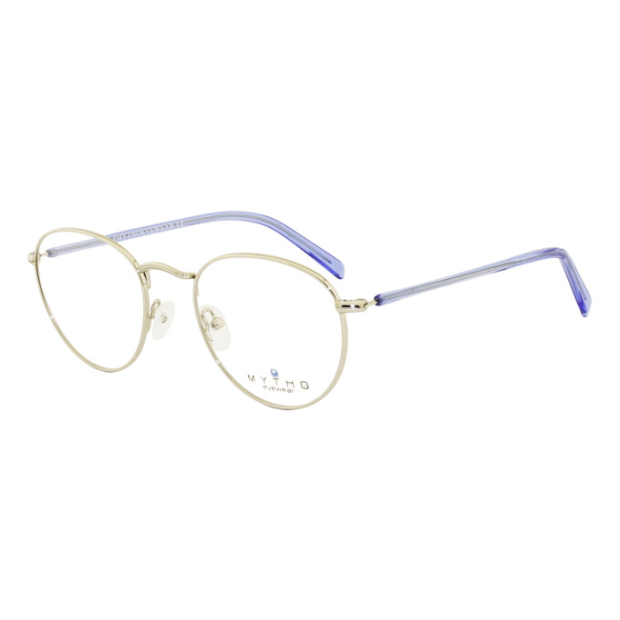 Mytho Receta Round Gold & Blue