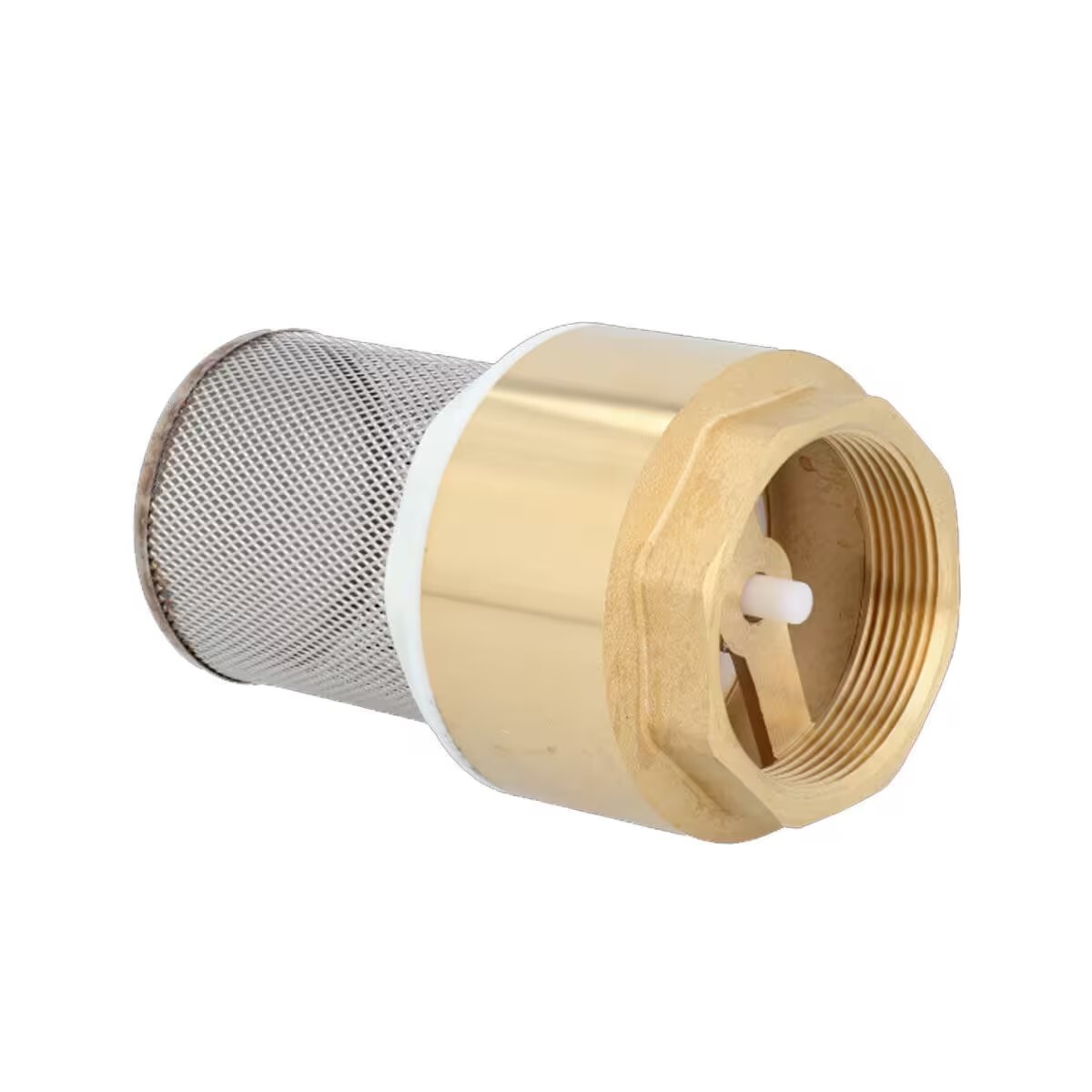 Válvula Retención De Bronce De Fondo 1/2" 