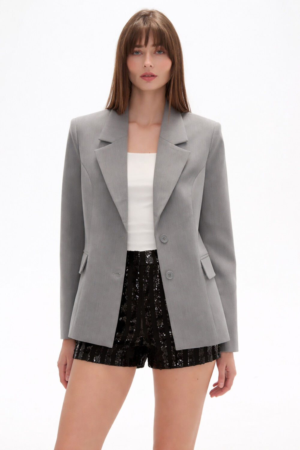 Blazer Zoreane Gris Medio
