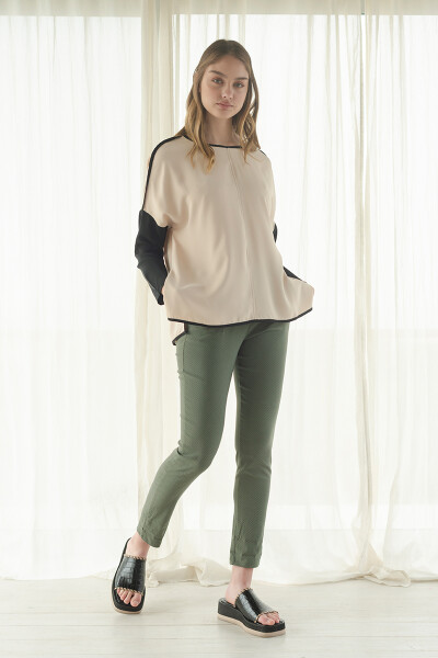 Chino Estampado Verde